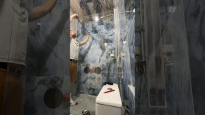 Монтаж душевой перегородки из стекла. Стеклянная душе