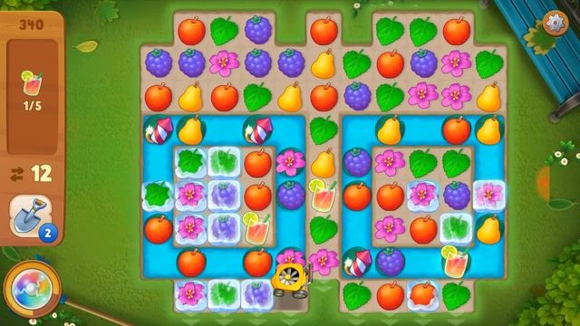 Gardenscapes Level 340 / уровень 340 Walkthrough