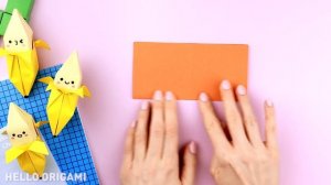 Оригами Сквиши Банан из бумаги | Как сделать сквиш без