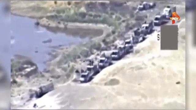 Минобороны предоставило подлинные фото колонны терро