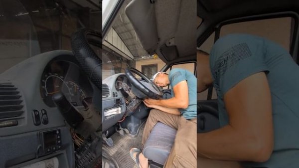 Ремонт ручки указателей поворотов . MB SPRINTER #sprinter #dewalt #t