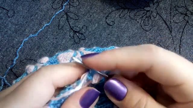 Видео урок. 3d берет рельефными столбиками. Часть 8.  #crochetpattern #урокивязания #береткрючком