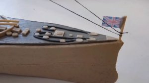 Линейный крейсер Invincible из пластилина