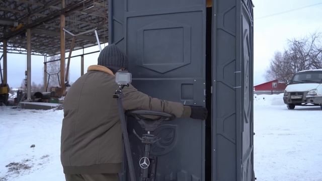 Cделали ТУАЛЕТ на КОЛЕСАХ и ИСПЫТАЛИ его НА ДОРОГЕ!