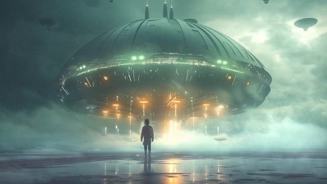 Contact + Atmospheric Space Ambient Music + Sci- Fi Guitar Soundscape смотреть онлайн