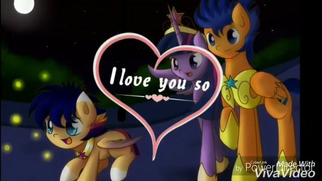 Твайлайт Спаркл и Флеш Сентри . ОСТОРОЖНО ЛЮБОВЬ НАВЕКИ ! 💖💗💗💕❤