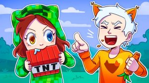 ❤️ 24 ЧАСА ПРЕВРАЩАЕМСЯ в МОБОВ КОТОРЫХ ЕДИМ