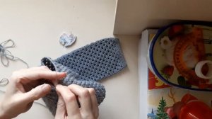 Рукав крючком. Убавка
