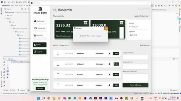 JavaFX+SQLite+Maven //Часть_1 //Рус_перевод //Создать банковское приложение с сохранением данных