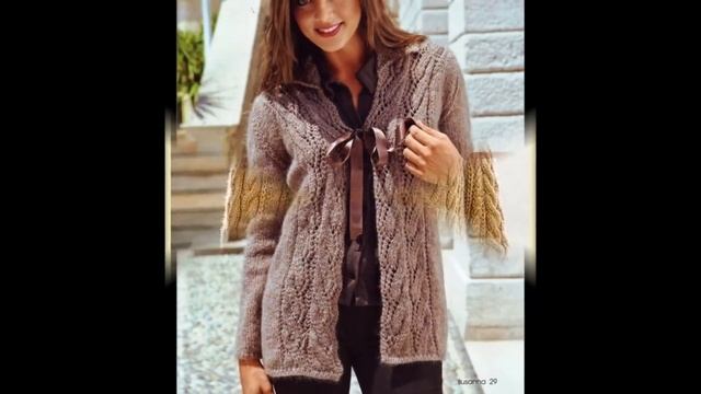 Вязание Спицами для Женщин: Кардиганы, Кофты 2019 / Knitting Needles For Women Cardigans Sweatshirt