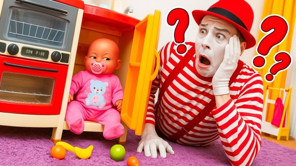 Мим Сэм потерял куклу Эмили! Супер-браслет поможет найти Беби Бон - Видео про пупсов