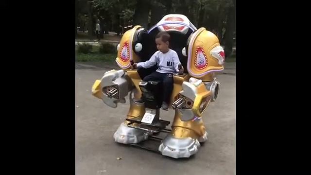 Робот или как Даки катался на робот-машине.трансформер. детские игры смотреть онлайн
