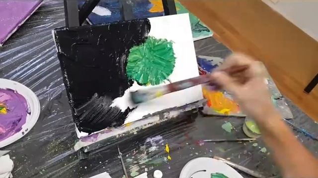 Рисую разными техниками🌈👐❤ смотреть онлайн