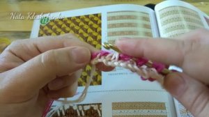 ТУНИССКОЕ ВЯЗАНИЕ*узор 10* (№ 12 в книге узоров)