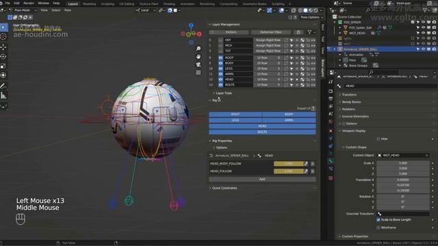 04_27 Rig UI (Blender 3.X)装备UI（Blender .X） смотреть онлайн