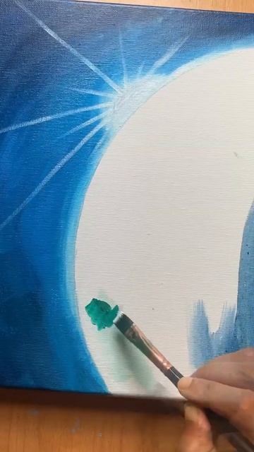 Рисуем нашу замечательную планету акрилом смотреть онлайн