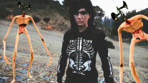 Сиреноголовый в GTA. Siren Head on GTA. Siren Head Game.