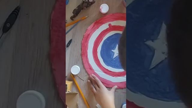 Делаем щит Капитана Америки!!!!!! смотреть онлайн
