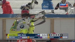 БИАТЛОН. КМ 2013-14. Поклюка (Словения). Мужчины. Спринт 10 к