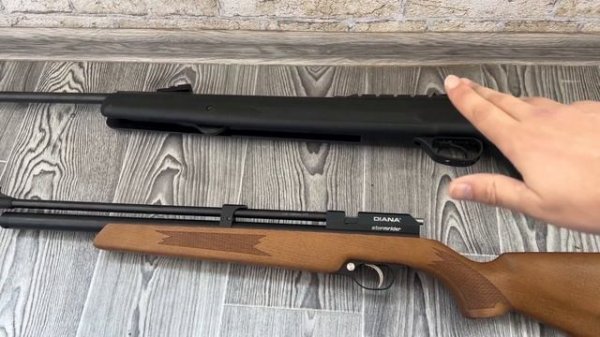 Сравнение мощности пневматических винтовок PCP и пружи