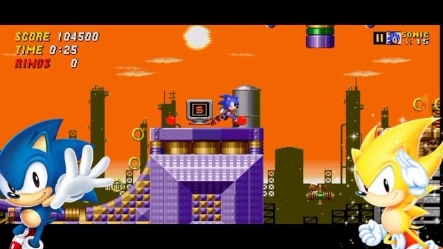 Прохождение соник 2 за супера