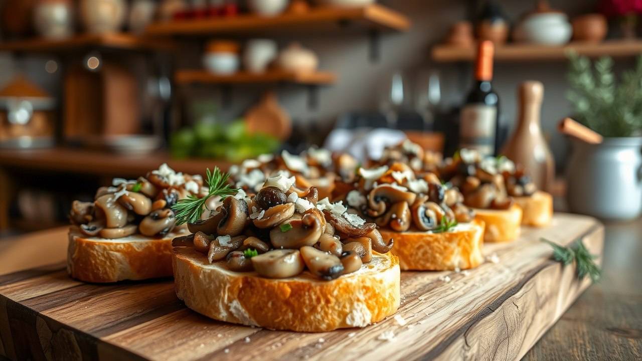 Секретный трюк для сочных Кростини с грибами — Вы не поверите, как это просто! смотреть онлайн