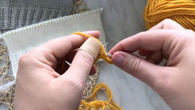 Двусторонняя резинка спицами для шапок, кардиганов, свитеров смотреть онлайн