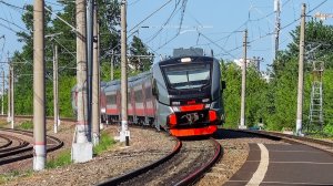Обкатка ДП2Д-0001 и ТЭП70БС-371 по системе «тяни-толкай» на ЭК ВНИИЖТ