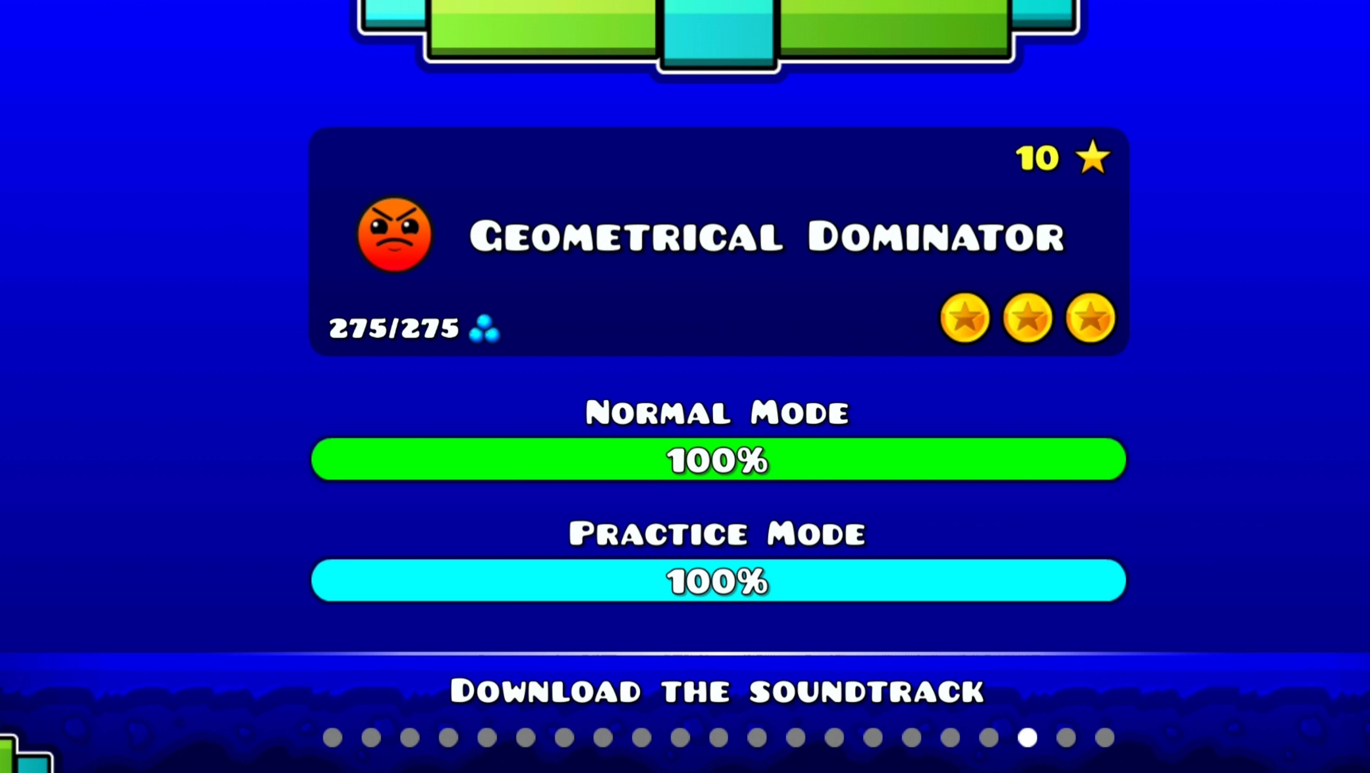GEOMETRICAL DOMINATOR (хомяш) ГД. Прохождение на 3 монеты! смотреть онлайн