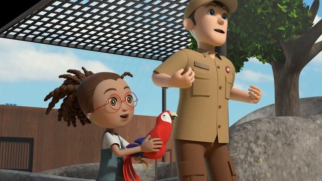 История №2 "Смотритель зоопарка"- Super Minds 2 - Unit 2 - "The zoo keeper". смотреть онлайн