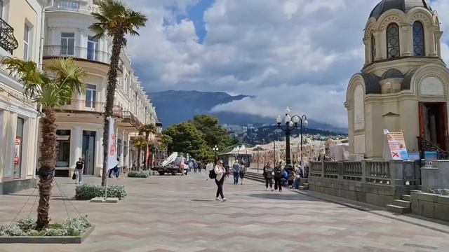 Крым.Ялта,Набережная.🌴Незабываемый день в Ялте🤗Канатная дорога,и уютные улицы города. смотреть онлайн
