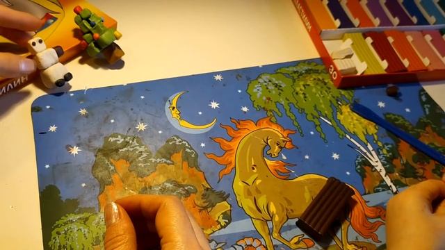 Лепим Кубо Снеговика