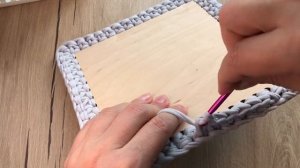 Корзинка. Как связать ровные стенки, как спрятать хвостики нити, прибавки, ровные углы