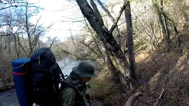 Выход на Чёрную речку. Перед подъёмом на Бибиковский айсар. 14.11.2018г. (ВИДЕО: Шахов А. В.) смотреть онлайн