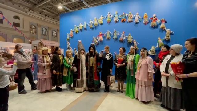 Якутские мастерицы на фестивале «Народная кукла»