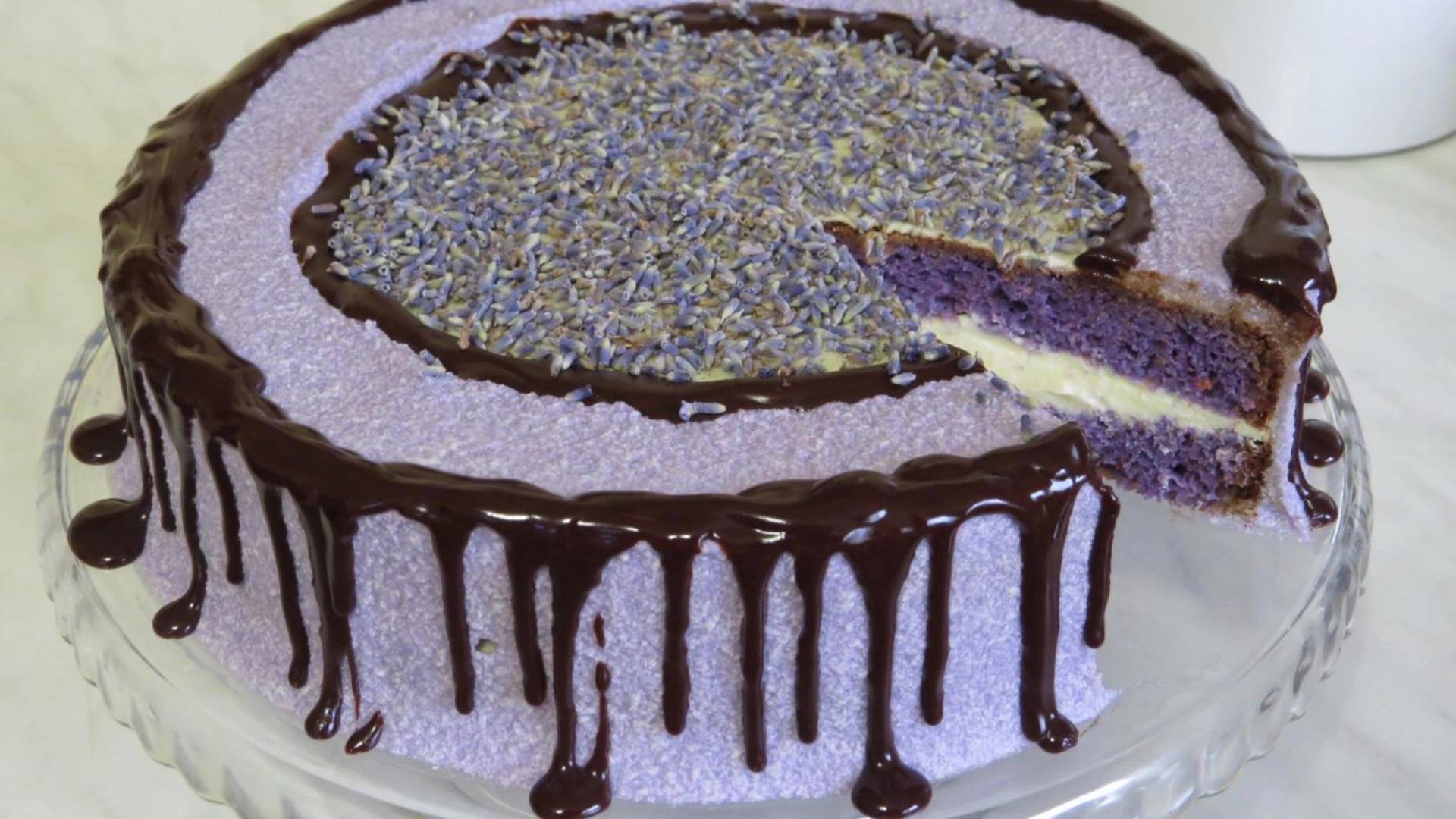 Торт ЛАВАНДА НЕРЕАЛЬНО КРАСИВО и ОБАЛДЕННО ВКУСНО! ТОРТ на ПРАЗДНИК! смотреть онлайн