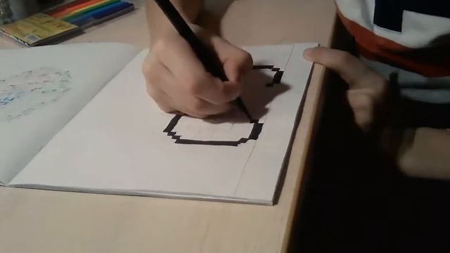 Рисуем джостик по клеточкам смотреть онлайн