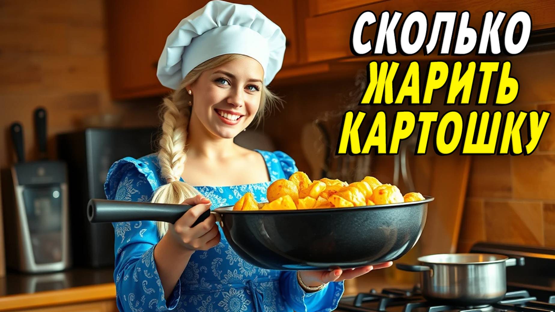 Сколько жарить картошку смотреть онлайн