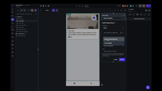 FlutterFlow на русском - Урок 10 (Коллекции и Субколлекции) смотреть онлайн
