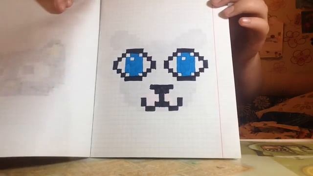 Мои рисунки по клеткам смотреть онлайн