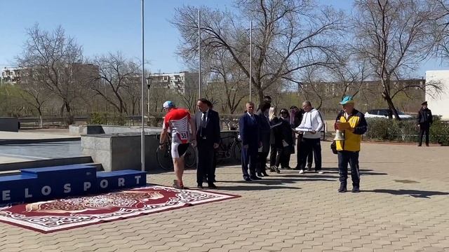 12.04.2024, Байконур, первый день Чемпионата по велоспорту,