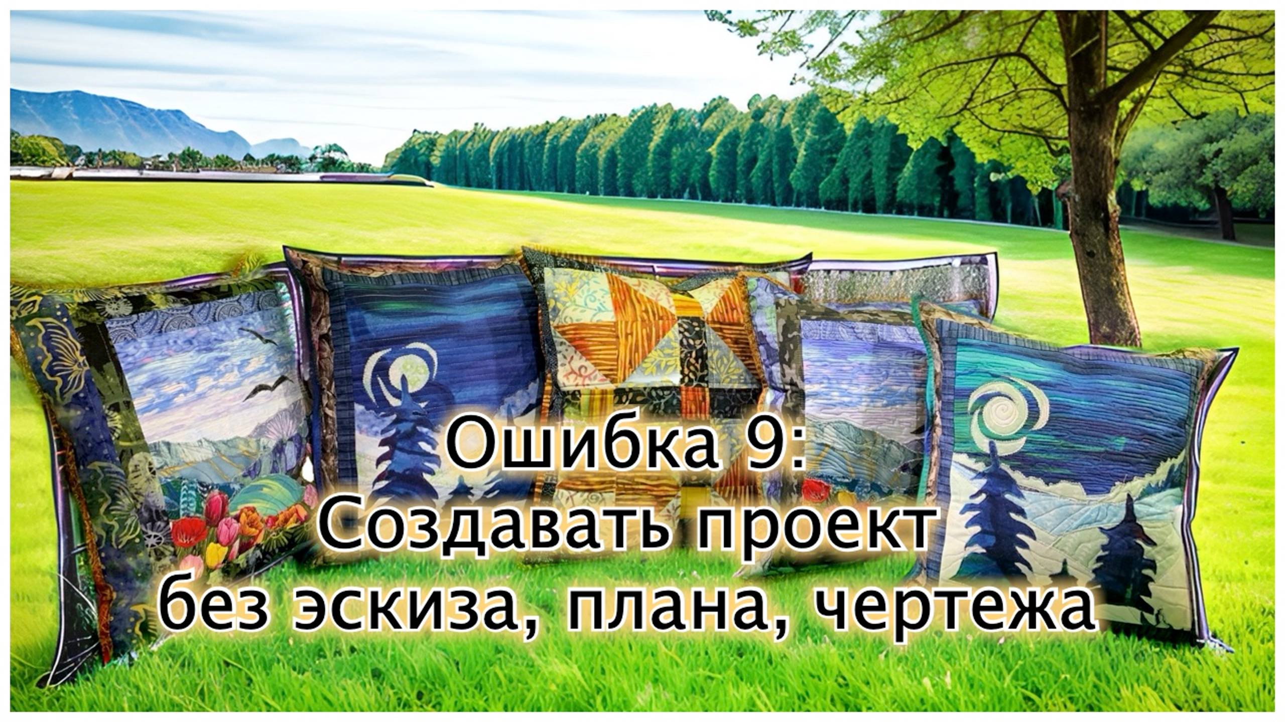 Разбор ошибок начинающих лоскутниц. 9. Нужен ли эскиз проекта? смотреть онлайн