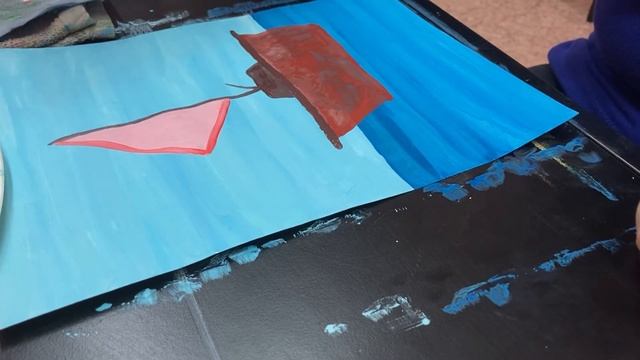 Рисование для малышей «Кораблик» смотреть онлайн