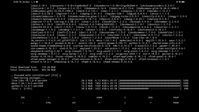 Установка ArchLinux на Android без рут-прав | termux + termux-X11 + proot смотреть онлайн