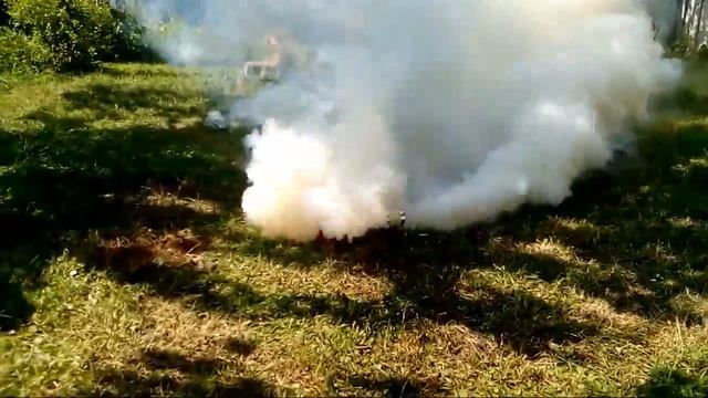 Сделал дымовуху весом 300 г.