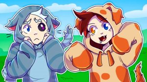 ❤️ 24 ЧАСА ПРЕВРАЩАЕМСЯ в МОБОВ КОТОРЫХ ЕДИМ