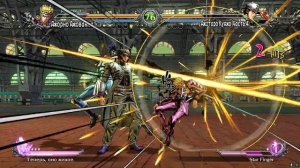 Джорно Джованна VS Джотаро Куджо (4 часть) (JoJo's Bizarre Adventure: All Star Battle R)