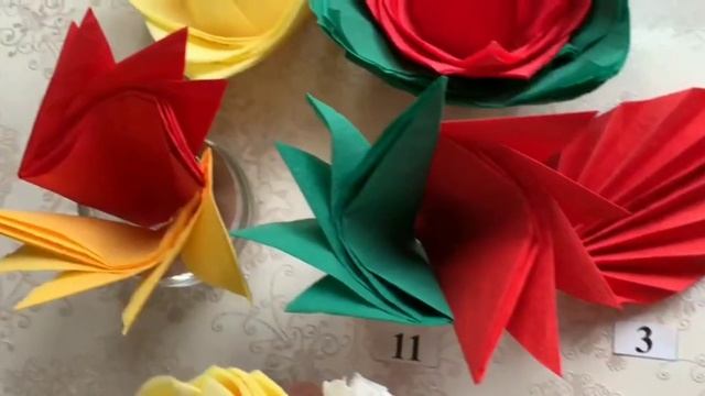 DIY /HOW TO FOLD NAPKINS / КАК КРАСИВО СЛОЖИТЬ САЛФЕТКИ /12 ИДЕЙ смотреть онлайн