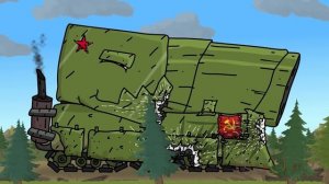 Битва Мега Танков Гибридов - Мультики про танки