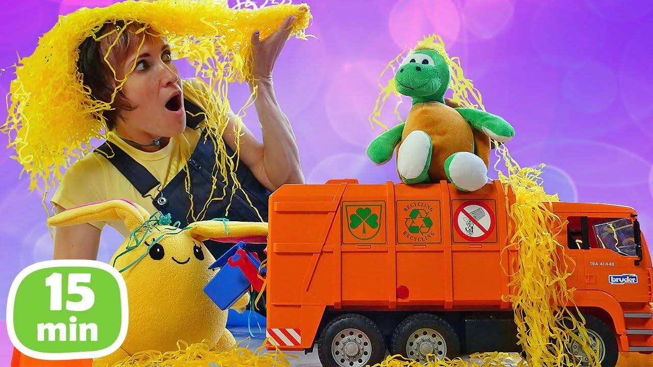 Видео для детей Давай почитаем. Маша Капуки Кануки и игрушки собирают буквы! Игры для малышей